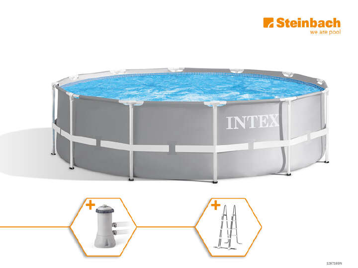 INTEX Frame Pool Set Prism Rondo, 366 x 99 cm